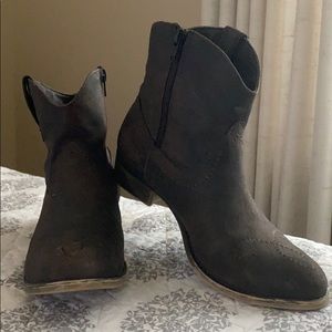 American Rag dark brown Corrale cowboy boots